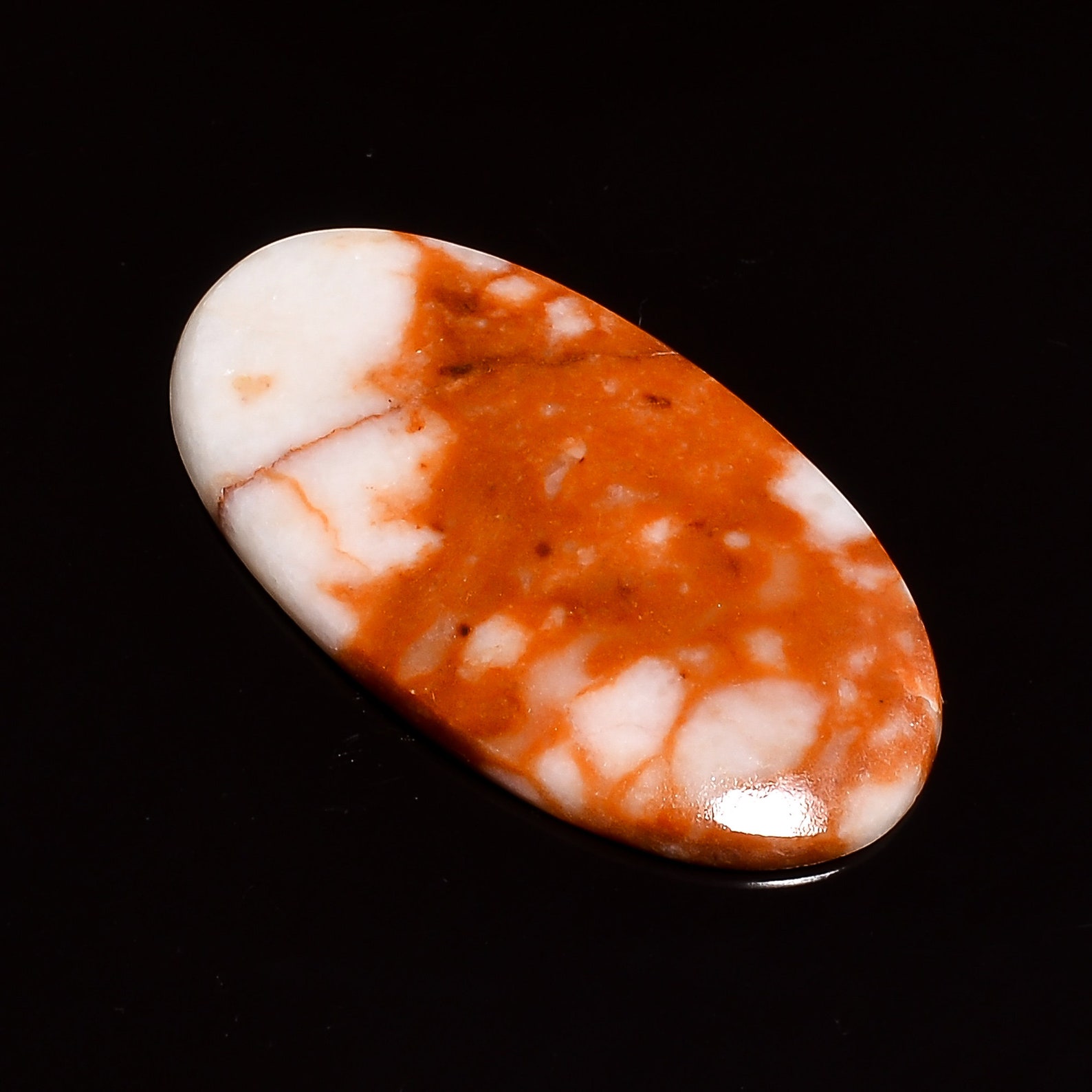 Natural Red Zebra Jasper Oval Shape Cabochon Gemstone for Etsy