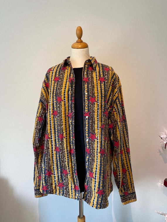 Vintage radio clothing company retro star shirt