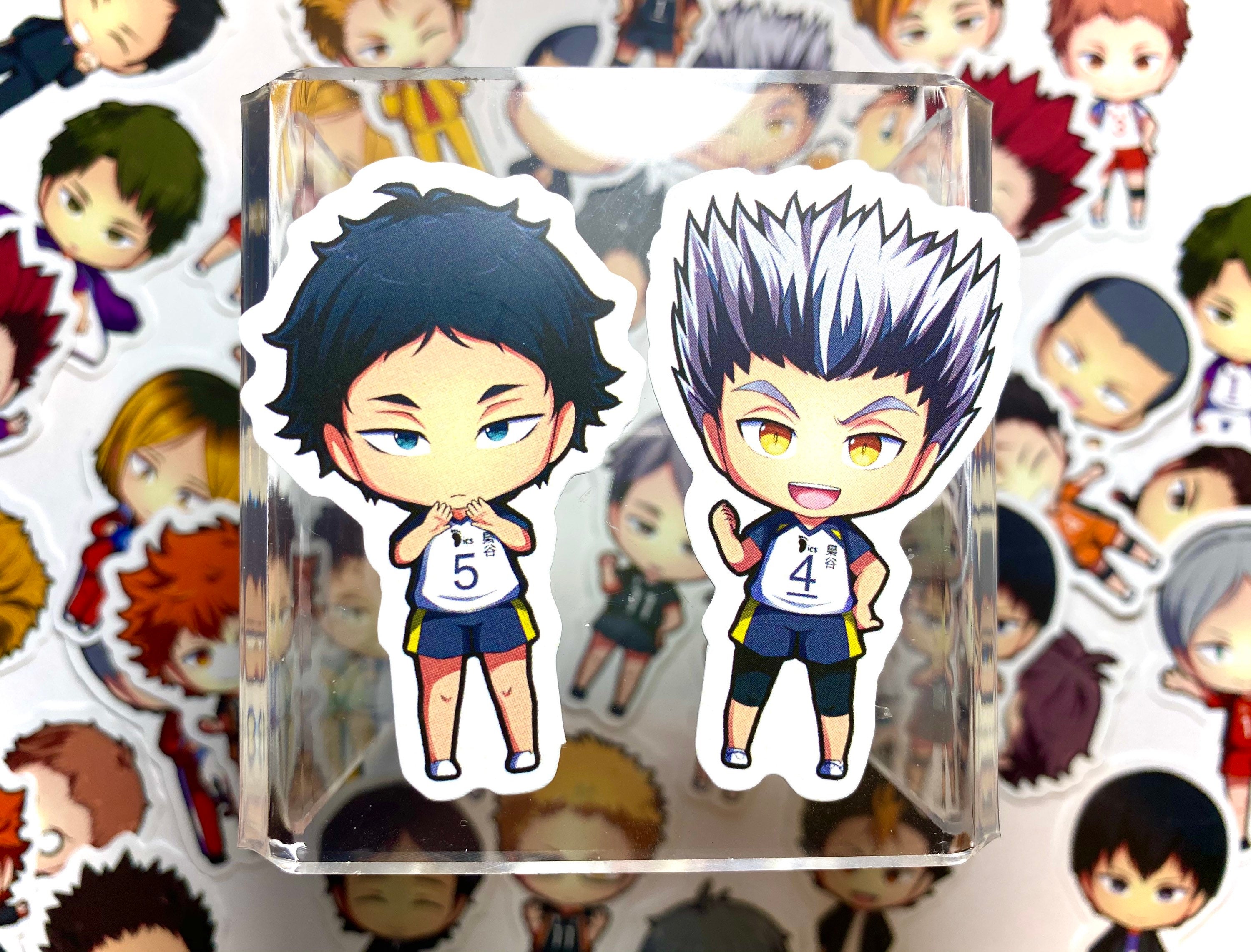 stickers chibi haikyuu etsy