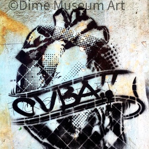Cuba Street Art 8x10 Photo Print, Cuba Photography, Cuba Decor, Travel Photography, 8x10 Photo Print, Havana, Street Art Photography,