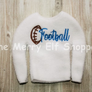 Christmas Elf Doll, Elf Football Sweater, Elf Sports
