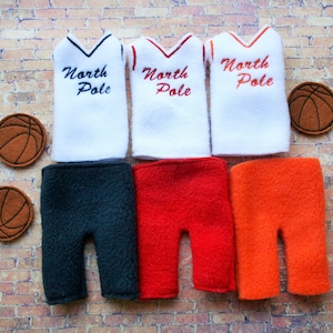 Christmas Elf Doll, Elf Sports Outfit, Elf Basketball Outfits