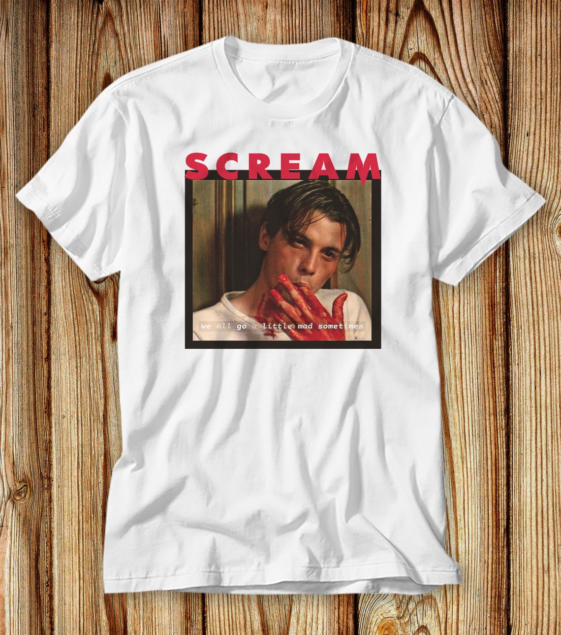 Scream Shirt MENS WOMENS Horror Movie Tshirt Halloween Tee Etsy