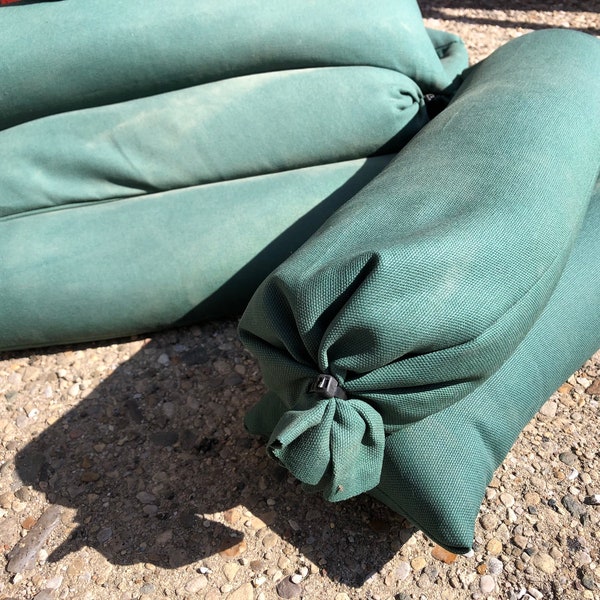 Sand Bags Gravel Bag Weights - Duck Cloth Thick Canvas - Fitness Tent Tarp Transport Weights  - Finished Bags You Fill w/ Sand or Gravel