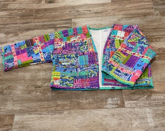 Patchwork One of a Kind Tula Pink Fabric Jacket