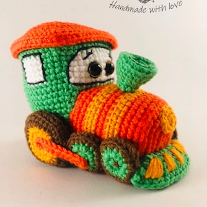 Frank the Train - Crochet Amigurumi Pattern - Etsy