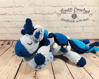 Sleepy Unicorn - Crochet Unicorn, Amigurumi Unicorn, Stuffed Animals and Toys, Handmade in Canada, Ready to ship