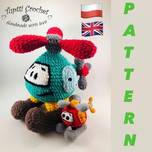 Ellie the Helicopter - crochet amigurumi pattern