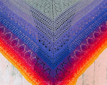 Driehoek sjaal DEFITI + set van 3 armbanden en broche GRATIS