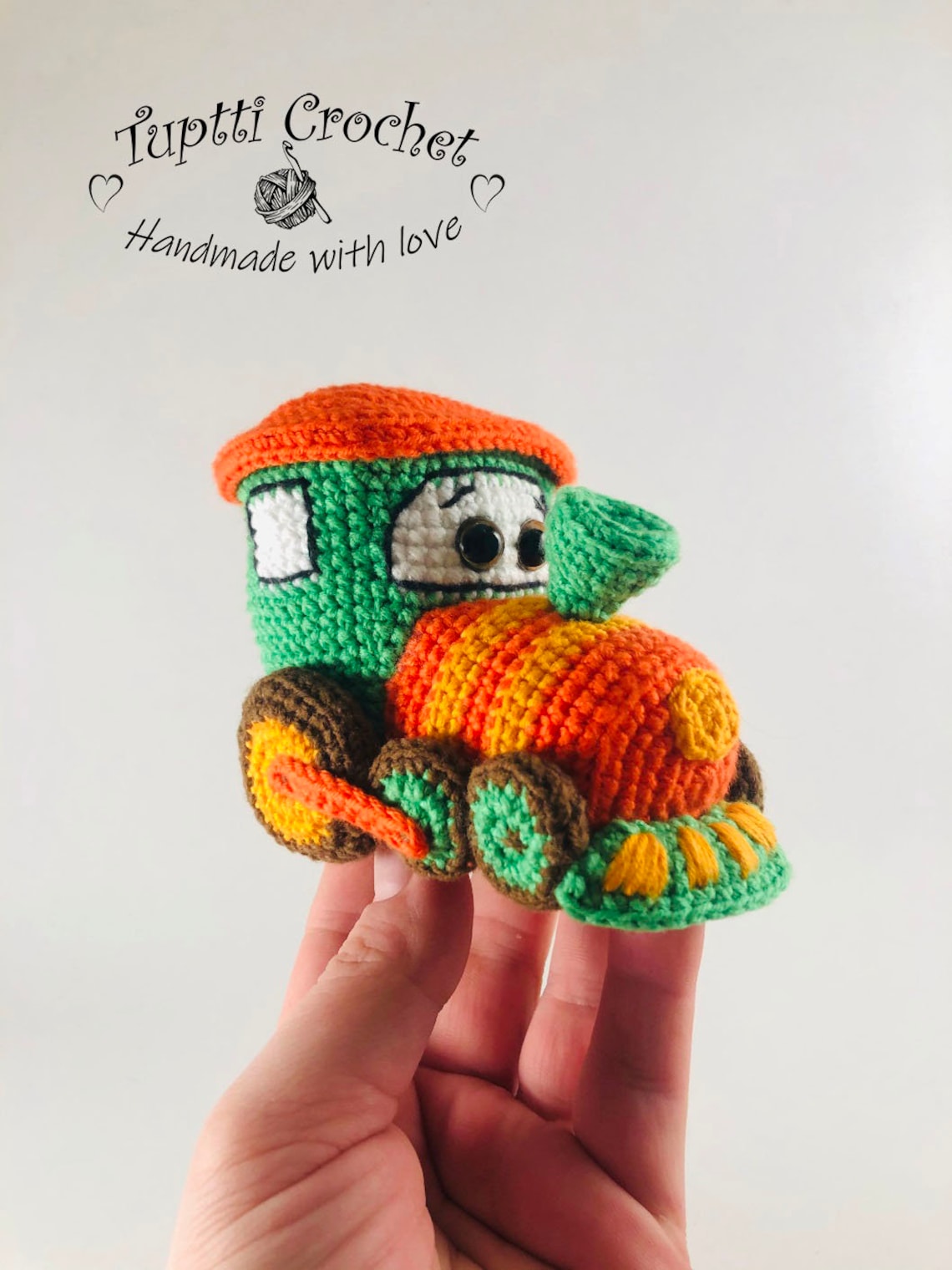 Frank the Train Crochet Amigurumi Pattern - Etsy