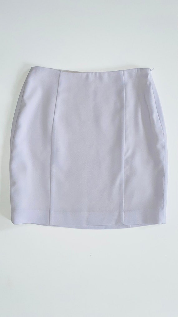 Vintage 90s lavender purple BEBE mini skirt - Size