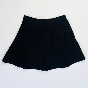 Vintage 80s Le Coq Sportif black pleated tennis skirt - Size 8