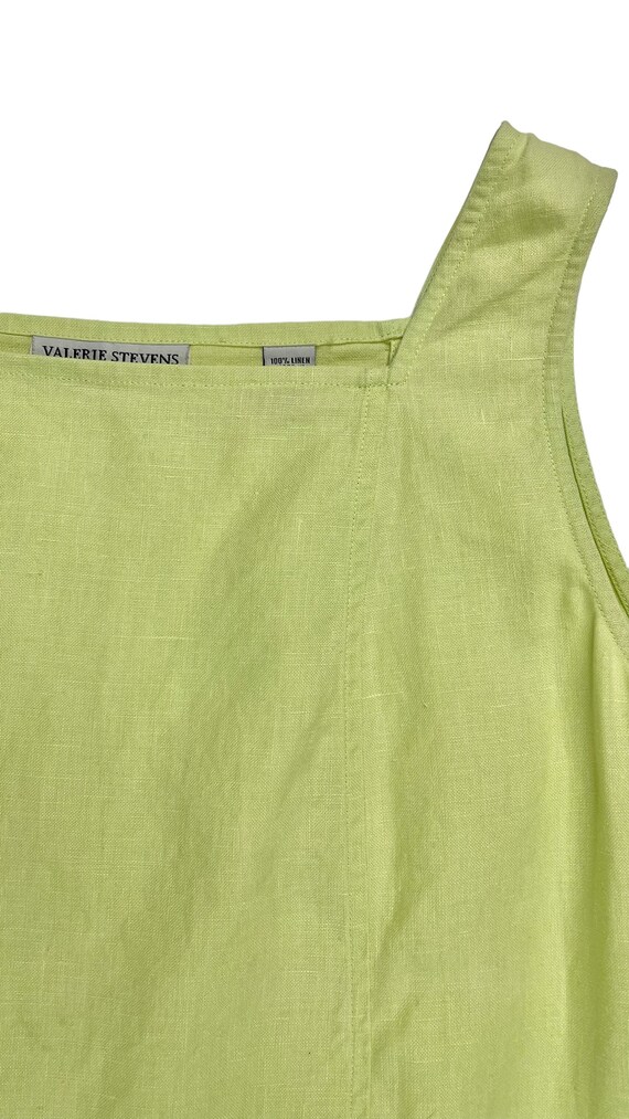 Vintage 90s neon lime green tank dress - Size M Vintage 90s neon lime green tank dress - Size M