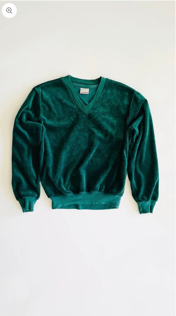 Green velvet best sale sweatshirt