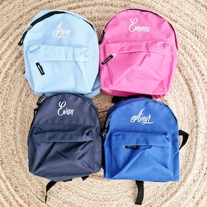 Sac à dos enfant maternelle prénom personnalisable