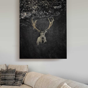 Wildlife Artwork, Digital Download, Printable, Deer Wall Art, Digital ...