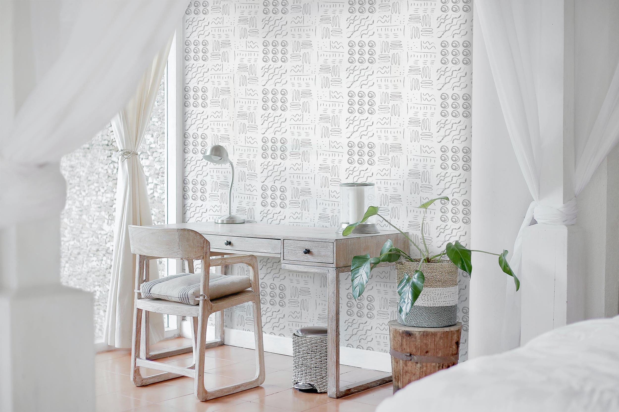 Modern Wallpaper Minimalist Wallpaper Simple Mural Unique - Etsy