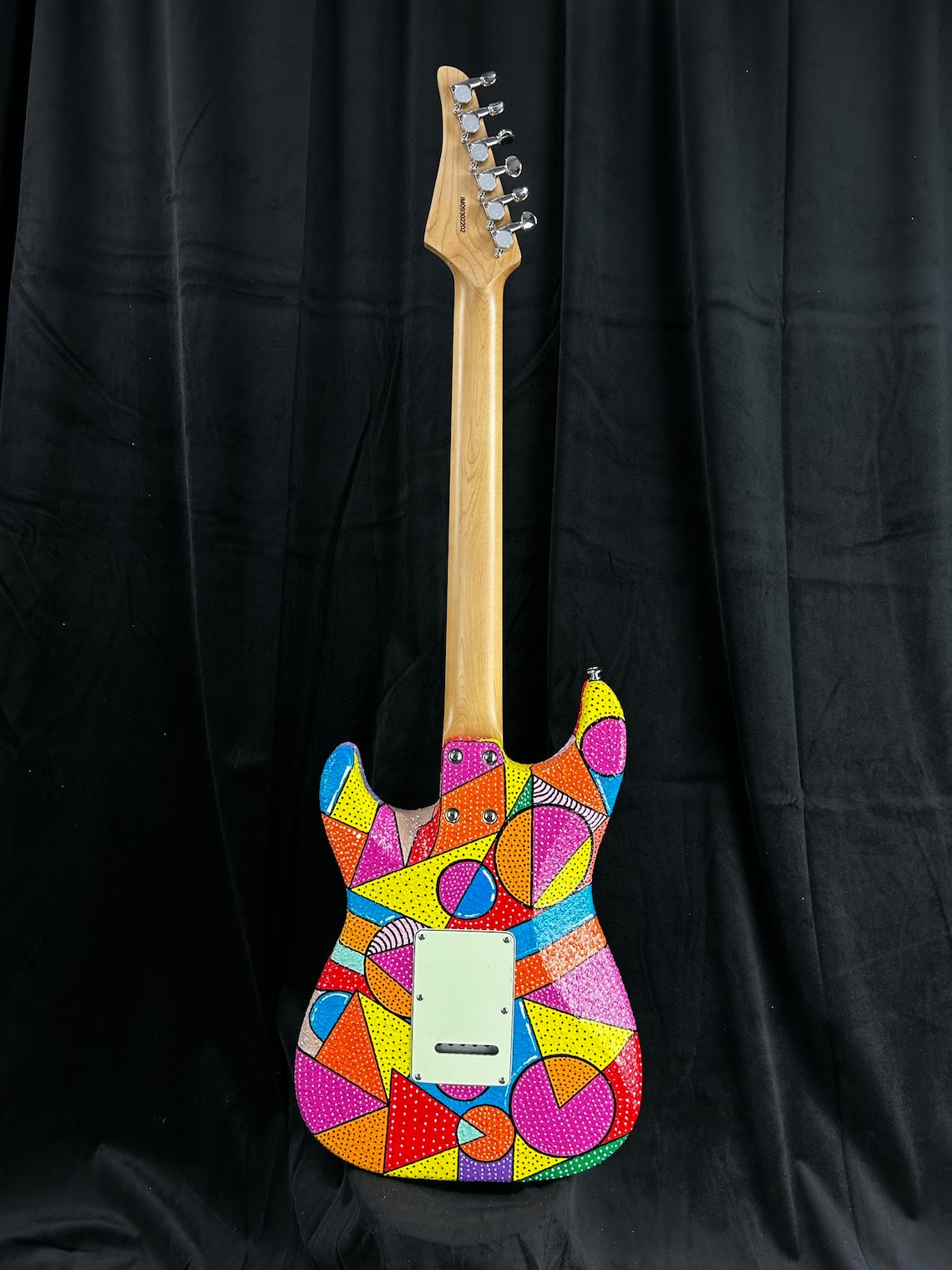 Hand Painted Electric Guitar by Lyman Art Serirs # 2 - Etsy