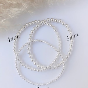 Sterling Silver Ball Beaded Bracelet | Personalized Beaded Name Bracelet | Custom Word Beaded Bracelet | Name Bracelet