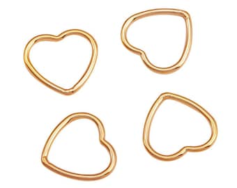 ADD ON | 14kt gold floating heart charm | Personalized Beaded Name Bracelet | Custom Word Beaded Bracelet | Name Bracelet