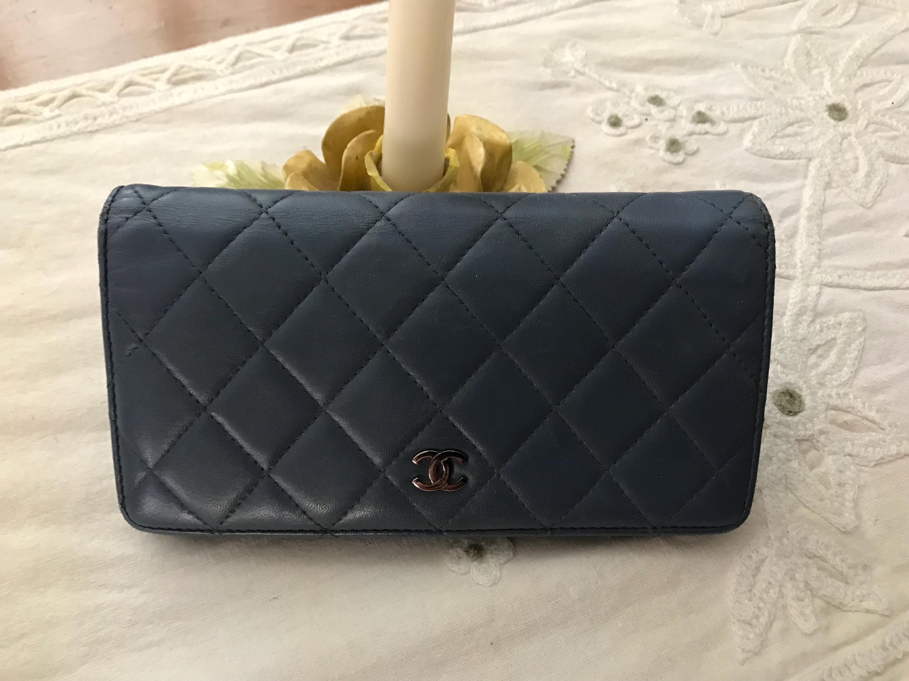小物 CHANEL archive vintege wallet Vintage Chanel Short Wallet - Black – YST.vintage