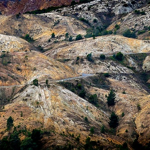 Mt Lyell Mine , Panorama , Tasmania,Aust