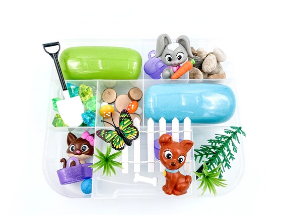 Pet Play Dough Kit Animal Sensory Bin Dog Cat Rabbit Busy Box Homemade Play Doh Puppy Kitty Bunny Toy Creative Kids Gift Etsy