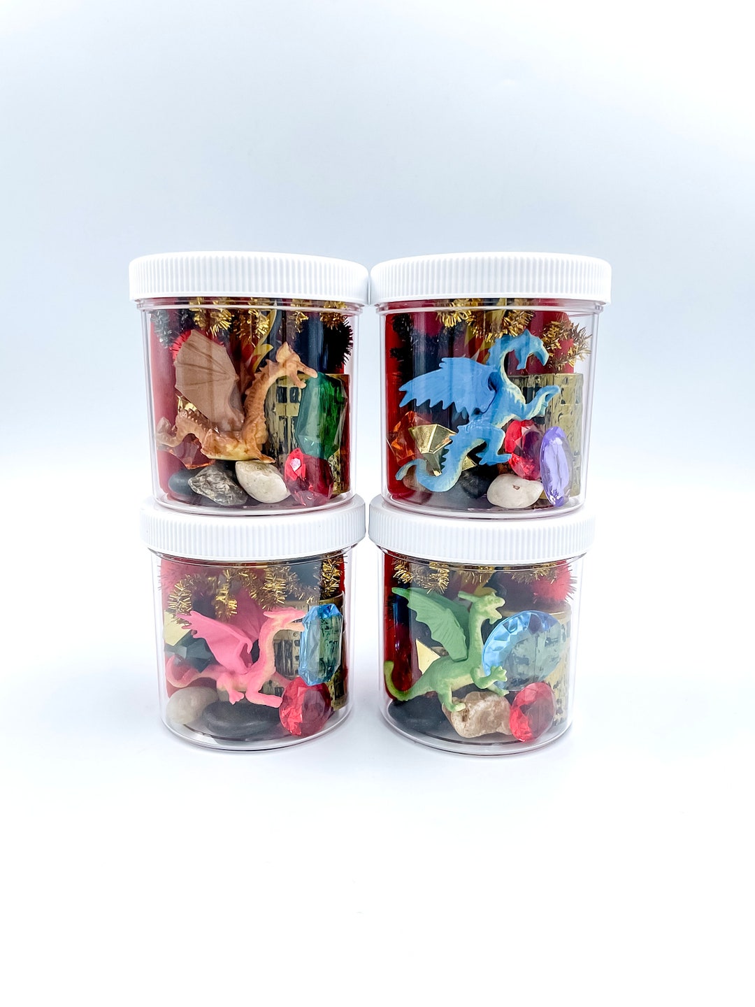 Dragon Play Dough Party Favors, Mythical Play Doh Sensory Jars, Kids  Birthday Gift, Class Goodie Bags, Homemade Play Dough 