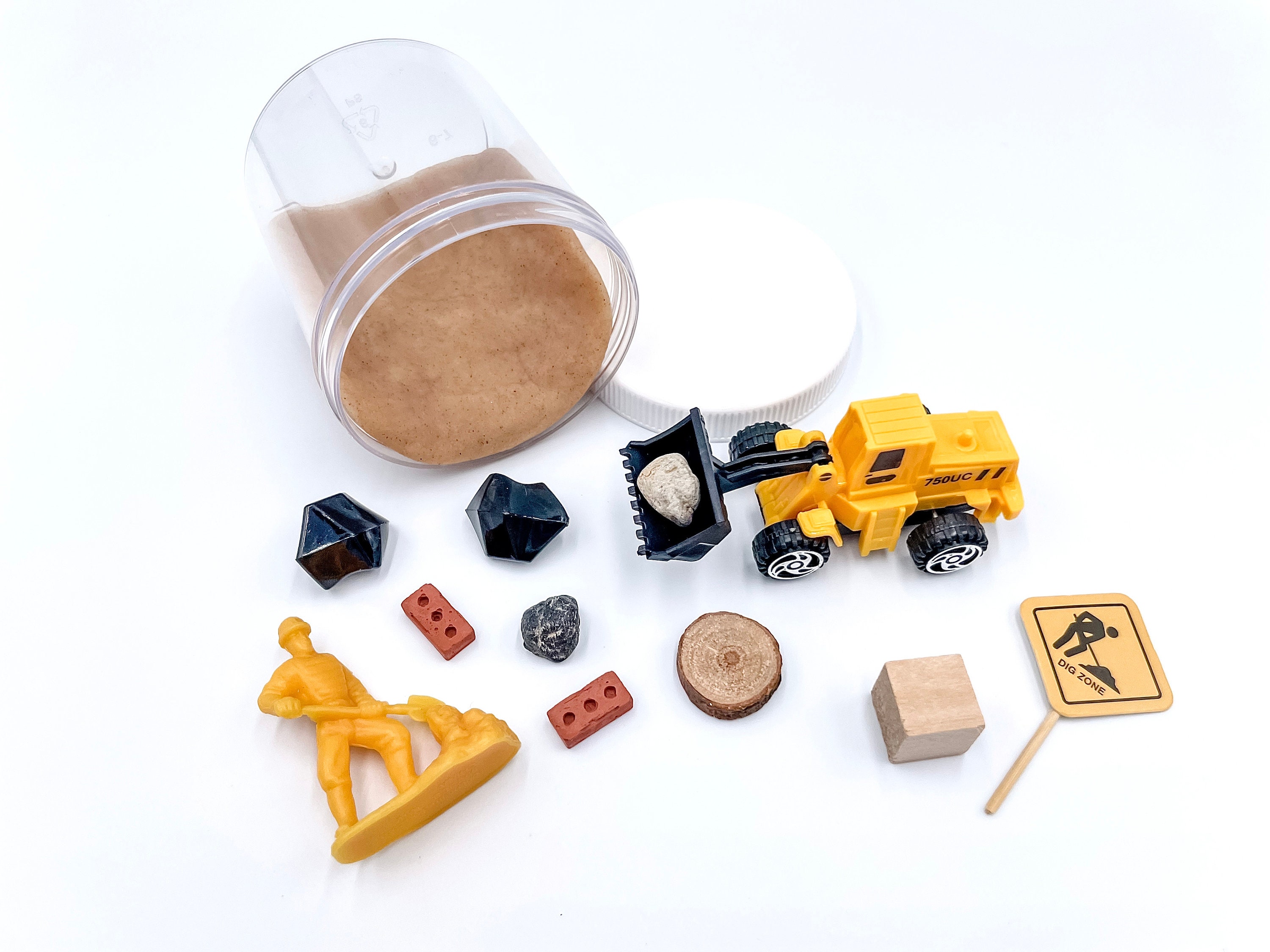 Dough To Go Homemade Playdough Set - Construction • Break Box - Thematic  Homemade Playdough Kits