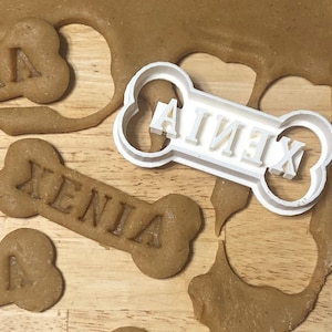 CUSTOM Dog Bone Treats Cookie Cutter - Made in Canada