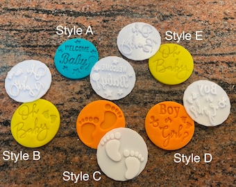 New Baby Fondant Stamps - Made in Canada