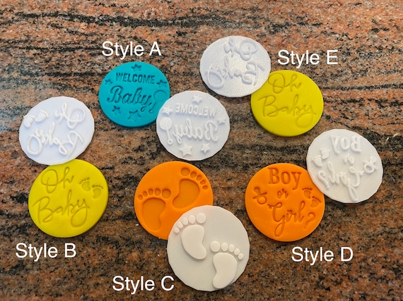 New Baby Fondant Stamps - Made in Canada
