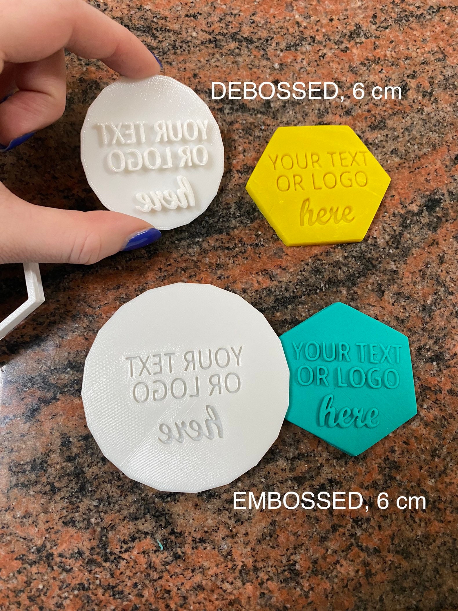 CUSTOM Fondant Debossers and Embossers Made in Canada Etsy