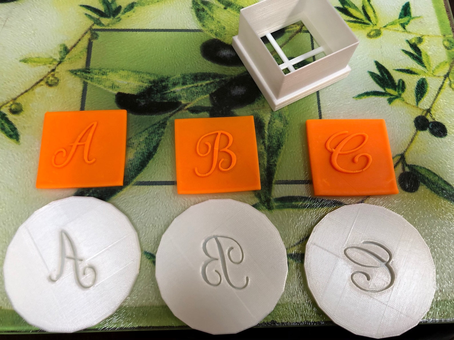 Individual Letters Fondant Embossers Alphabet Set Made in Etsy