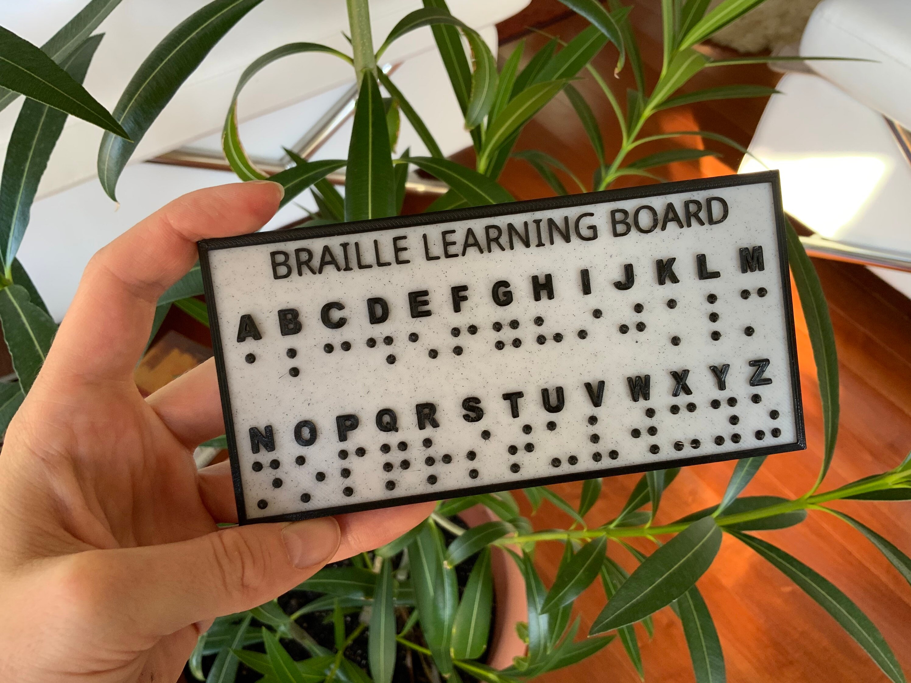 Braille 3D Learning Board Made in Canada Etsy