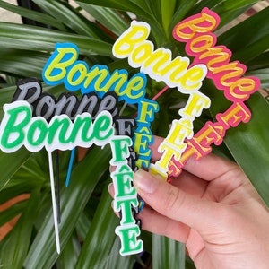 Bonne Fête ケーキトッパー - カナダ製