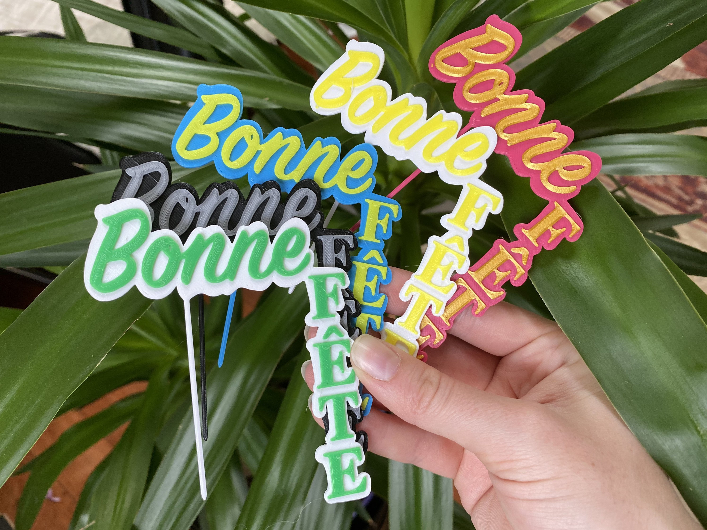 Bonne Fête Cake Topper Made in Canada - Etsy