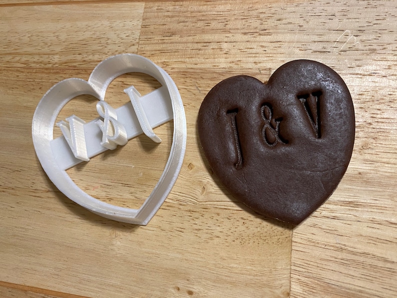 CUSTOM Heart Cookie Cutter  Made in Canada image 0