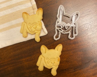 Cortador de galletas French Bulldog - Hecho en Canadá