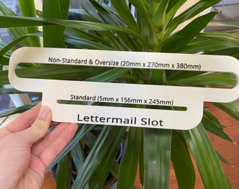 Strumento di misurazione per lettere di Canada Post (Slot of Doom) - Prodotto in Canada