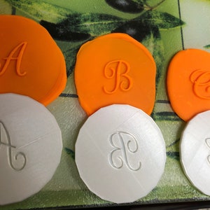 Letras Individuales Fondant Embossers - Alphabet Set - Made in Canada