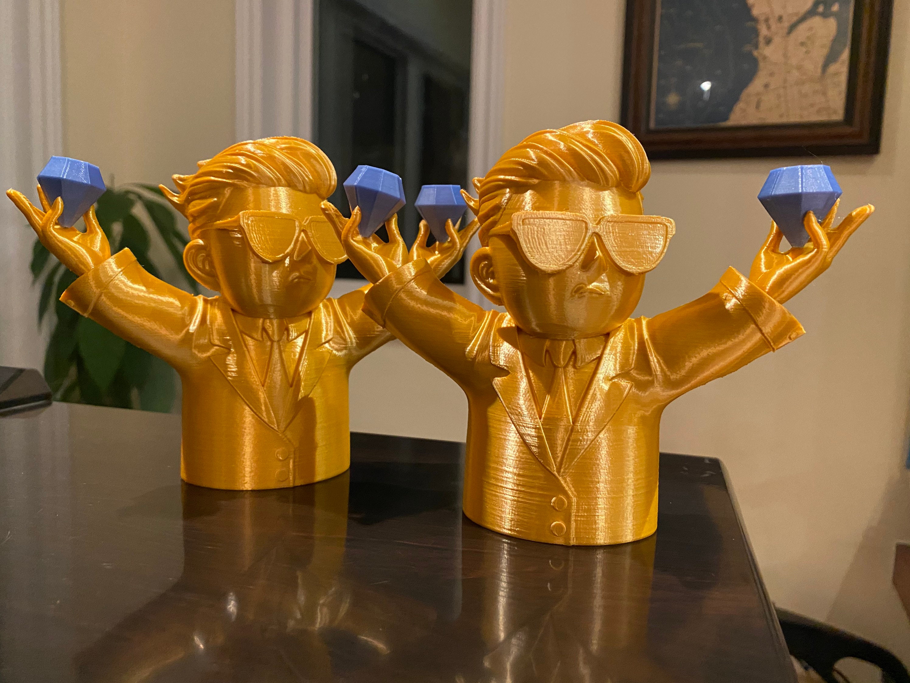 Wallstreetbets Diamond Hands Figurine - Etsy