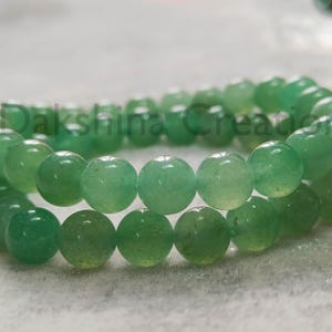 Green Aventurine Bracelet, Green Aventurine Stretch Beaded Bracelet, Gemstone Bracelet, Healing & protection Bracelet, 8mm Beads