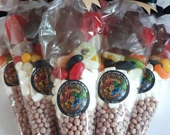 x20 Pre Filled Large Party Sweet /& Chocolate Cones Childrens Kids Gift Bags