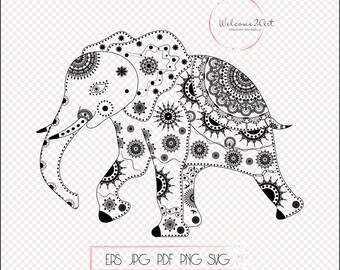 Svg Mandala Boho Svg Svg Files For Cricut Cricut Svg File Etsy
