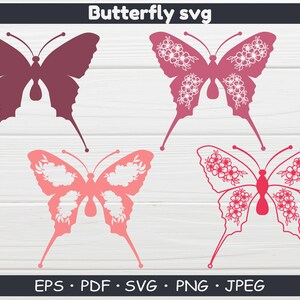 Butterfly svg, svg files for cricut, butterfly silhouette, butterfly clipart, butterfly cut file, butterfly stencil, butterfly printable