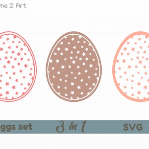 Eggs Cut Files, svg, Easter svg, stars svg, eggs bundle, Easter Eggs SVG, Happy Easter SVG, Cut File, Easter SVG Bundle, Funny Easter svg