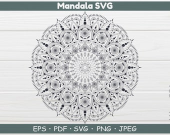 Mandala SVG, zentangle svg, pliki svg, Boho SVG, styl mandali, pliki svg dla cricut, Mandala Clipart, pliki do cięcia, mandala, cricut svg, svg
