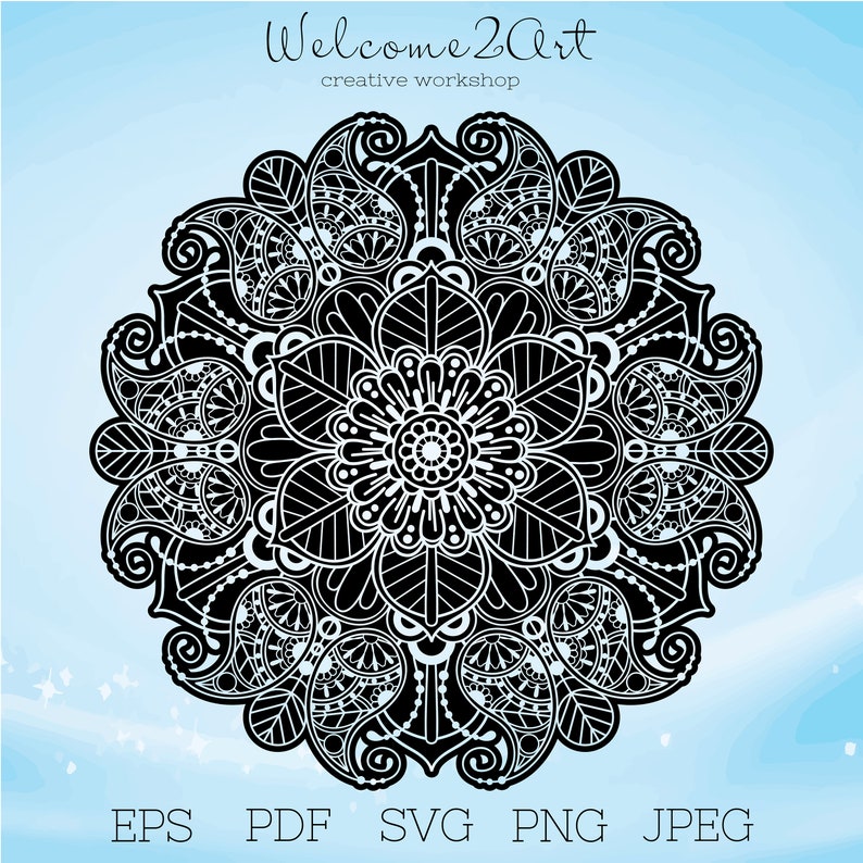 Download Mandala svg Flower Mandala SVG Cut Files Flower Mandala | Etsy