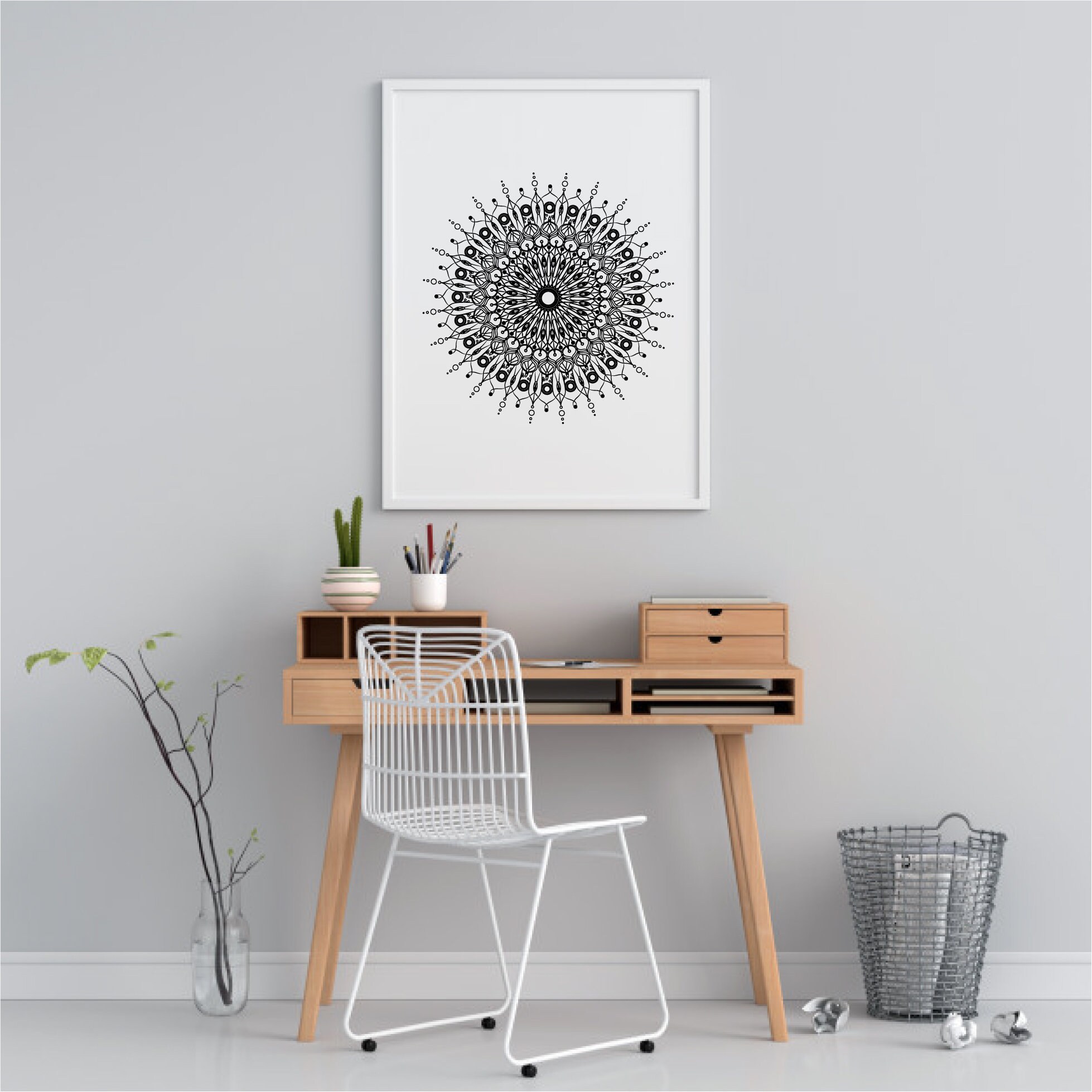 Mandala SVG Mandala Art Mandala Wall Art Svg Files Png Etsy
